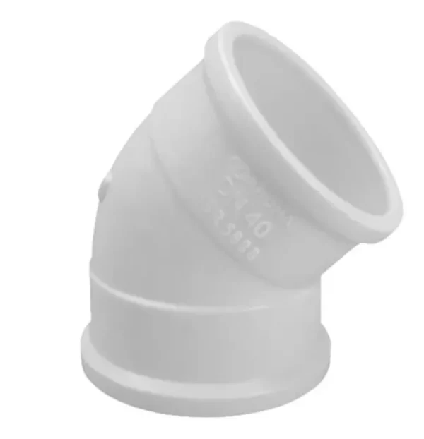 Joelho Cotovelo Esgoto 45ºg Branco Dn 40mm