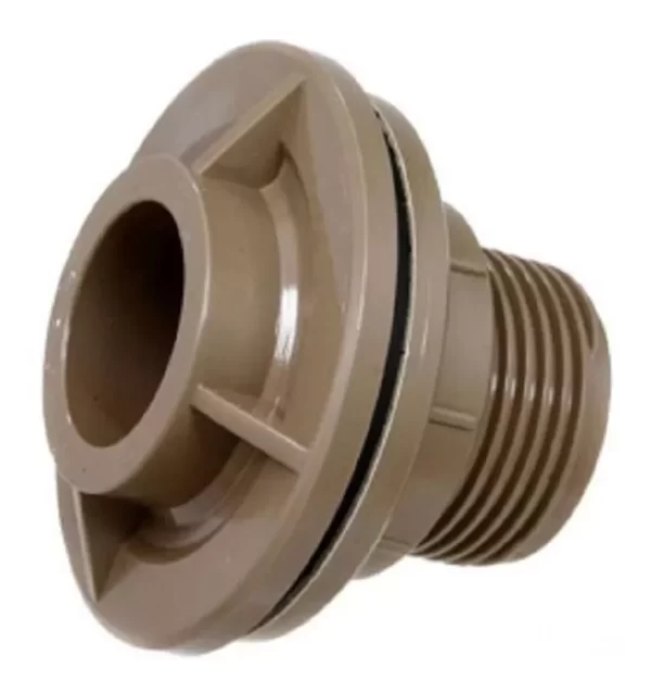 Flange Para Caixa Água 25mm 3/4 De Cola Marrom VIQUA