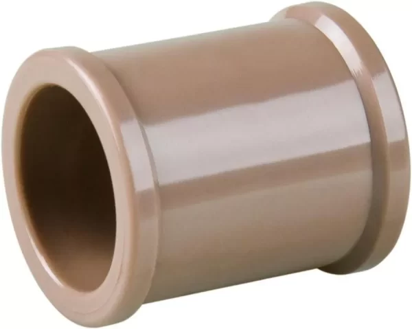 Luva Soldável 25mm Pvc Marrom Água Fria 3/4