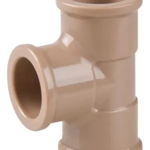 Tee 32 Mm = 1 Polegada Soldavel Pvc Marrom PLASTILIT