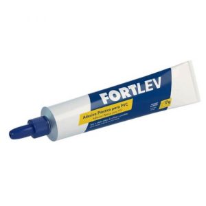 Adesivo Plástico Cola Cano Pvc Frasco 17g  Fortlev