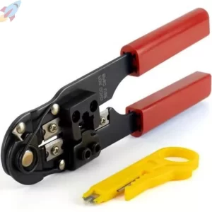 Alicate Clipador E Decapador De Cabo Corte Clipa Rj45 Ht-210