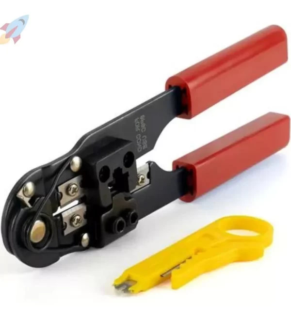 Alicate Clipador E Decapador De Cabo Corte Clipa Rj45 Ht-210