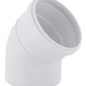Cotovelo Joelho Esgoto 75mm 3 Polegadas Branco 45°