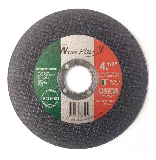 Disco Corte Fino Waves 4.1/2 Pol