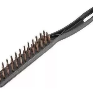 Escova De Aço Manual Com Cabo Max 3 Fileiras