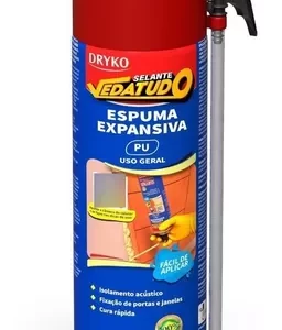 Espuma Expansiva Uso Geral Poliuretano Vedatudo Dryko 500ml