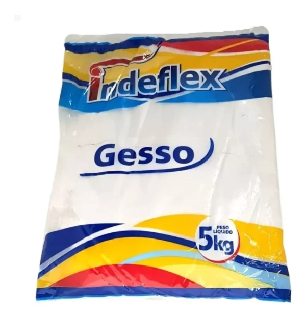 Gesso Em Pó Branco Secagem Rápida 5 Kg