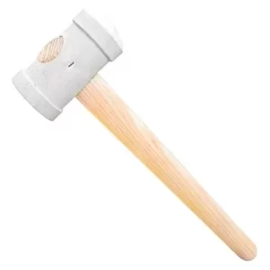 Martelo Marreta Borracha Branco 40mm (pequeno)