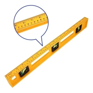 Régua Com Nível Para Pedreiro 50cm Reforma Construção