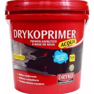 Primer Manta Liquida Asfática 3,6l Dryko Acqua Drykoprimer