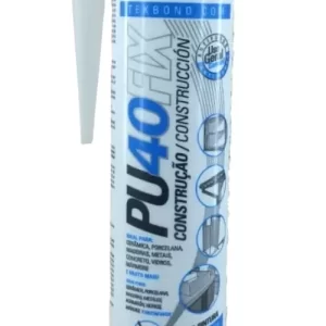 Cola Adesivo Multiuso Pu 40 Fix Branco Selante 280 Ml 387 G