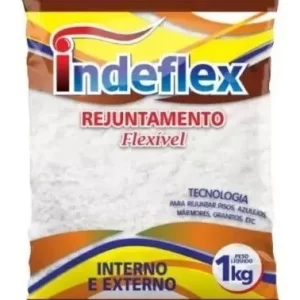 Rejunte Branco 1kg - Indeflex