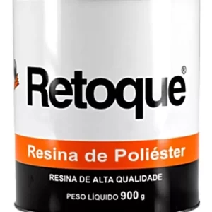 Resina De Poliéster Laminação Com Catalisador Retoque 900g