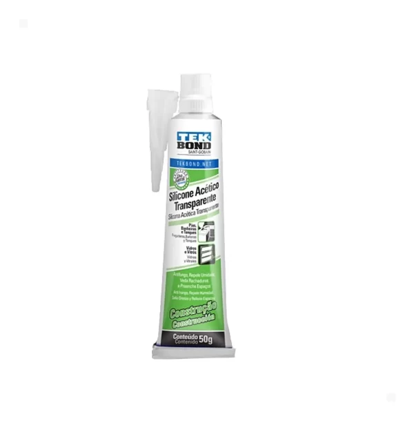 Silicone Acético Bisnaga Tek Bond Construção Incolor