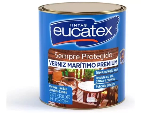 Eucatex Verniz Marítimo Acetinado Premium 900ml